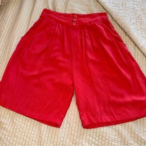 Vintage Coral Hi Rise Culotte medium